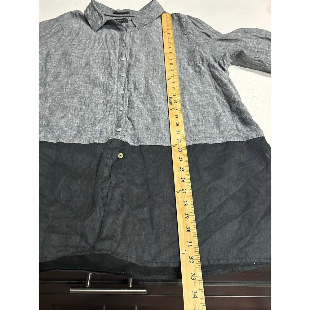 Tahari Plus Size Blouse Button Up Long Sleeve Two… - image 7